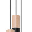 Lampa wisząca PABLO 3P SL.1014 SOLLUX LIGHTING stal drewno - 4