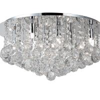 Plafon BOLLA 48 AZzardo AZ1287 wykonana z najwyższej jakości metalu i kryształów egipskich