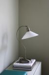 Lampa stołowa Vela 1L E27 108863 Markslojd antyczny mosiądz/biała 49,5cm, klosz Ø25cm - 3