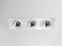 OPRAWA WPUSZCZANA POTRÓJNA 3x111  AR111 , ES111 ALUMINIOWA  - 2