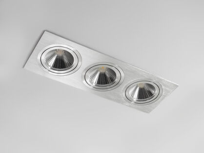 OPRAWA WPUSZCZANA POTRÓJNA 3x111  AR111 , ES111 ALUMINIOWA 
