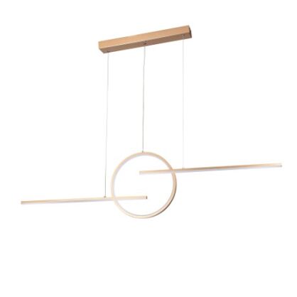 Lampa wisząca LAUREN A Azzardo złota AZ5258