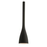 Lampa wisząca Flut SP1 BIG NERO Ideal Lux  035680  klosz z dmuchanego matowego szkła w kolorze czarnym