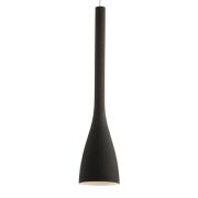 Lampa wisząca Flut SP1 BIG NERO Ideal Lux  035680  klosz z dmuchanego matowego szkła w kolorze czarnym