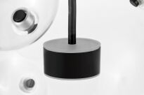 Lampa wisząca NERONI W6 LDP 6016-6 (BK) Lumina Deco molekuły LED czarna - 5