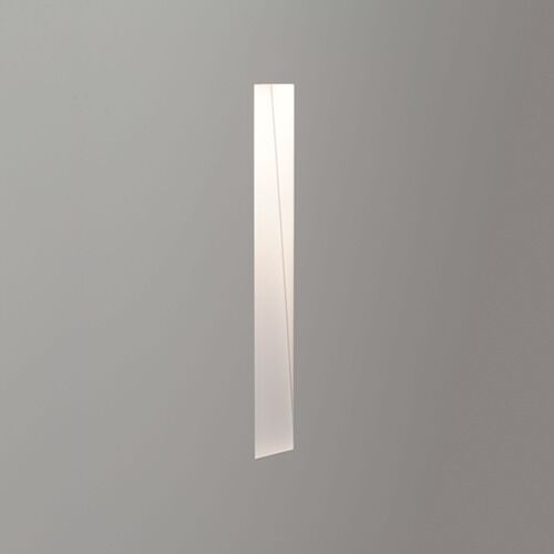 Lampa ścienna schodowa wpuszczana borgo trimless 200- Astro 7626 biała prostokąt LED