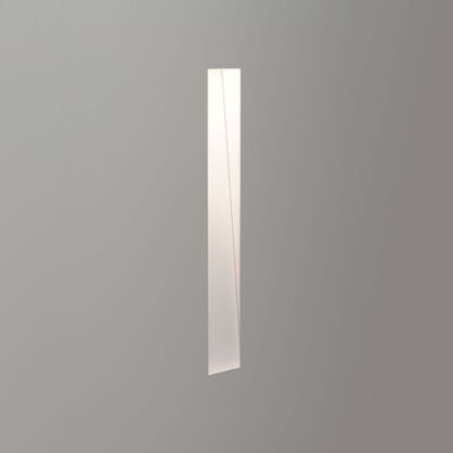 Lampa ścienna schodowa wpuszczana borgo trimless 200- Astro 7626 biała prostokąt LED