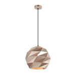 Lampa wisząca PALERMO PND-2424-1L-GD Italux GEOMETRYCZNA W KOLORZE ZŁOTYM E27 - 2