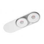 Lampa sufitowa TORONTO AZ4072 AZZARDO RUCHOMA PODWÓJNA BIAŁA LED - 3