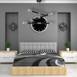 Lampa wisząca BASTONE BLACK/GOLD 6xE14 MILAGRO MLP6565  - 4