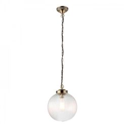 Lampa wisząca BRYDON biała kula ENDON LIGHTING 71123  