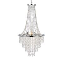 Lampa wisząca ALLINGTON CHANDELIER 3L BLACK CROME/CLEAR MARKSLOJD 108125