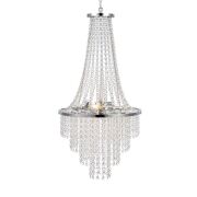 Lampa wisząca ALLINGTON CHANDELIER 3L BLACK CROME/CLEAR MARKSLOJD 108125