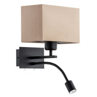 Kinkiet BILL 1043 Argon do czytania LED+ E27 nowoczesna hotelowa