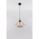 Lampa Wisząca POMPELMO SL.0393 stylowa nietuzinkowa z naturalnego drewna  - 2