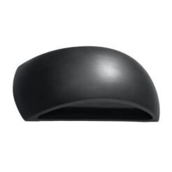 Kinkiet PONTIUS SL.0876 SOLLUX LIGHTING półokrągły ceramiczny czarny