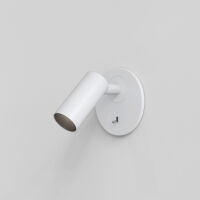 Kinkiet MICRO RECESS SWITCHED 1407006 Astro Włącznik na podstawie biała