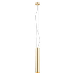 Lampa wisząca GOMERA 4057 Argon Tuba w kolorze mosiądzu 