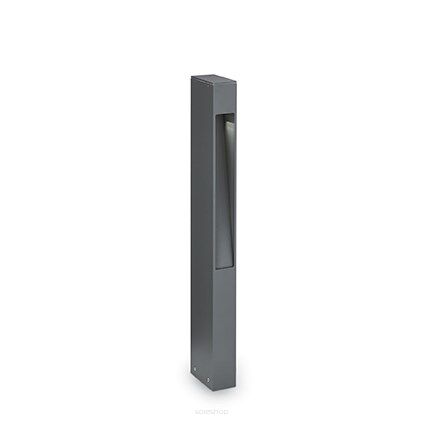 Lampa ogrodowa-stojąca MERCURIO PT1 ANTRACYT Ideal Lux  114347   z aluminium, który został pomalowany proszkowo w kolorze antracytowym