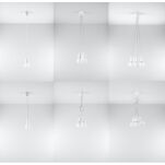 LAMPA WISZĄCA DIEGO BIAŁA SOLLUX  NOWOCZESNY stal  SL.0569 metalowa lampa SOLLUX LIGHTING  - 7