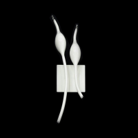 Kinkiet Snake white AZzardo AZ0047  kształtem przypomina węże ma kolor biały