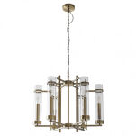 Lampa wisząca Aspen PND-31186-6A-ABR Italux klasyczna  antyczny brąz - 2