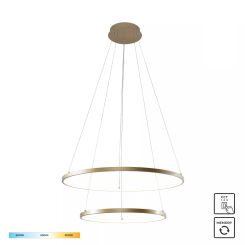 18140GD-2 BRENO LAMPA WISZĄCA ZŁOTA ZUMALINE