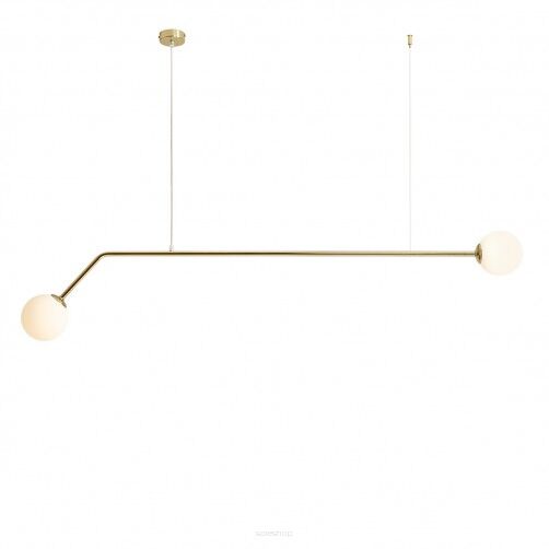 Lampa wisząca PURE 2 GOLD HORIZONTAL złoty ALDEX 1064H30  