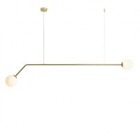 Lampa wisząca PURE 2 GOLD HORIZONTAL złoty ALDEX 1064H30  