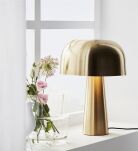Lampa stołowa BLANCA 107935 Markslojd Elegancka oryginalna antyczny brąz / złoty Wysokość 35,5 cm E14 - 2