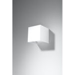 Lampa Ścienna LUCA SOLLUX  SL.0544 Nowatorska na Zewnątrz Kinkiet Biały LED IP54 Stylowe Oświetlenie Kwadrat LED - 3