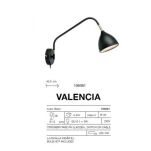 Kinkiet lampa ścienna VALENCIA 1L Czarny/Złoty 106081 Markslojd skandynawski styl - 2