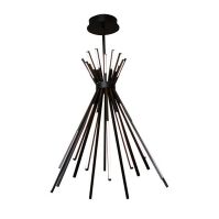 Lampa wisząca TIPI P0353 MAXlight AWANGARDOWA NIETUZINKOWA CZARNA LED IMPONUJĄCA FORMA