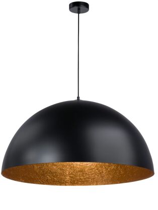 Lampa wisząca SFERA 50 SIGMA 30138 CZARNA/MIEDŹ 50 CM