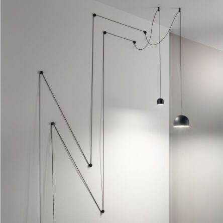 KINKIET Tall Sp1 Small 196800 NOWOCZESNY IP20  METAL  oprawa wisząca w kolorze czarny Ideal Lux LAMPA WEWNĘTRZNA