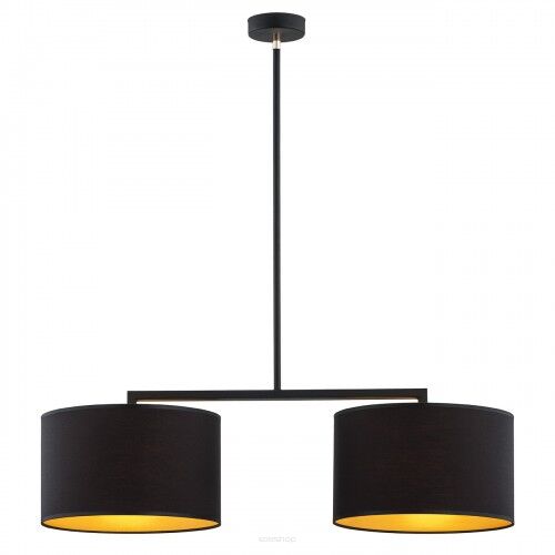 Lampa wisząca KARIN 899 Argon 2 czarno- złote abażury 