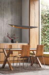 Lampa wisząca BUKET 357 Elkim LED 14W czarno-złota - 5