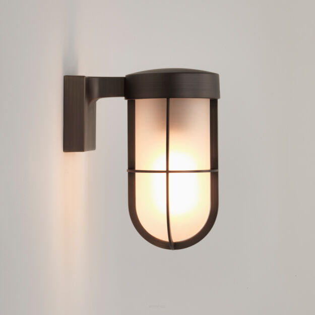 Lampa ścienna/kinkiet Cabin Wall brąz matowe szkło ASTRO 1368026