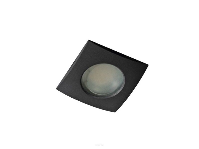Lampa Ezio wpust AZzardo GM2105 BK  AZ0812 kwadrat IP54 techniczna czarna