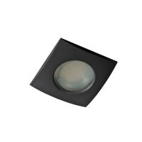 Lampa Ezio wpust AZzardo GM2105 BK  AZ0812 kwadrat IP54 techniczna czarna