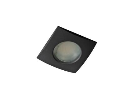 Lampa Ezio wpust AZzardo GM2105 BK  AZ0812 kwadrat IP54 techniczna czarna