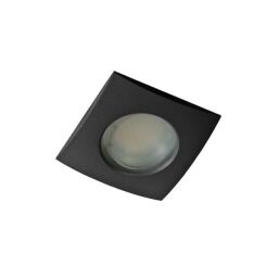 Lampa Ezio wpust AZzardo GM2105 BK  AZ0812 kwadrat IP54 techniczna czarna