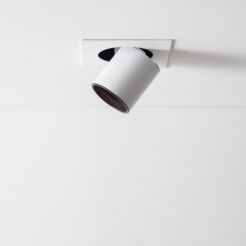 Lampa wpuszczana Auro Base 60x1 WP Labra  4.1164 kwadratowa podstawa tuba techniczna regulowana wystająca LED różne kolory wykończenia