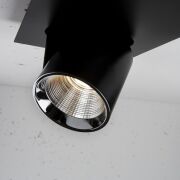Oprawa natynkowa Auro Base 90 NT 90×1 CRI80 Labra  3.0548 prostokątna podstawa reflektor LED w kształcie tuby 