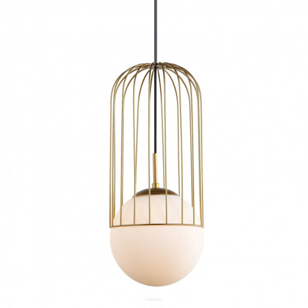 Lampa wisząca MATTY MDM-3940/1 GD Oryginalna retro loft złota Italux