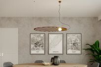 LAMPA wisząca LEHDET TH.001ZL THORO designerska druciana  - 6