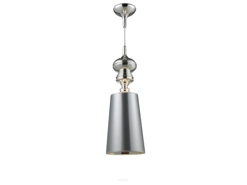 Lampa wisząca BAROCO SILVER AZzardo AZ0307 styl barokowy z tkaniny i metalu