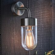 Kinkiet NORTH czarny/transparent ENDON LIGHTING 71184 
