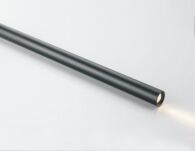 Lampa wisząca SCOP 012 ELKIM Minimalistyczna tuba czarna biała wysokość 50 cm LED 3000K / 4000K  - 3