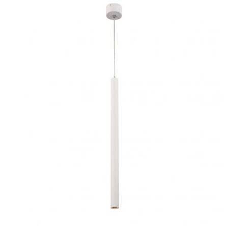 Lampa wisząca SCOP 012 ELKIM Minimalistyczna tuba czarna biała wysokość 50 cm LED 3000K / 4000K 